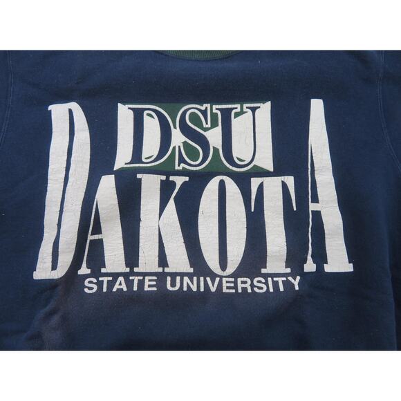 Champion Dakota State University DSU Blue Sweatshirt Sz 2XL - Picture 3 of 5